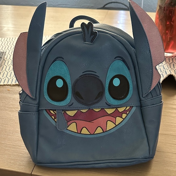 Blue Stitch Mini Backpack - Picture 1 of 2